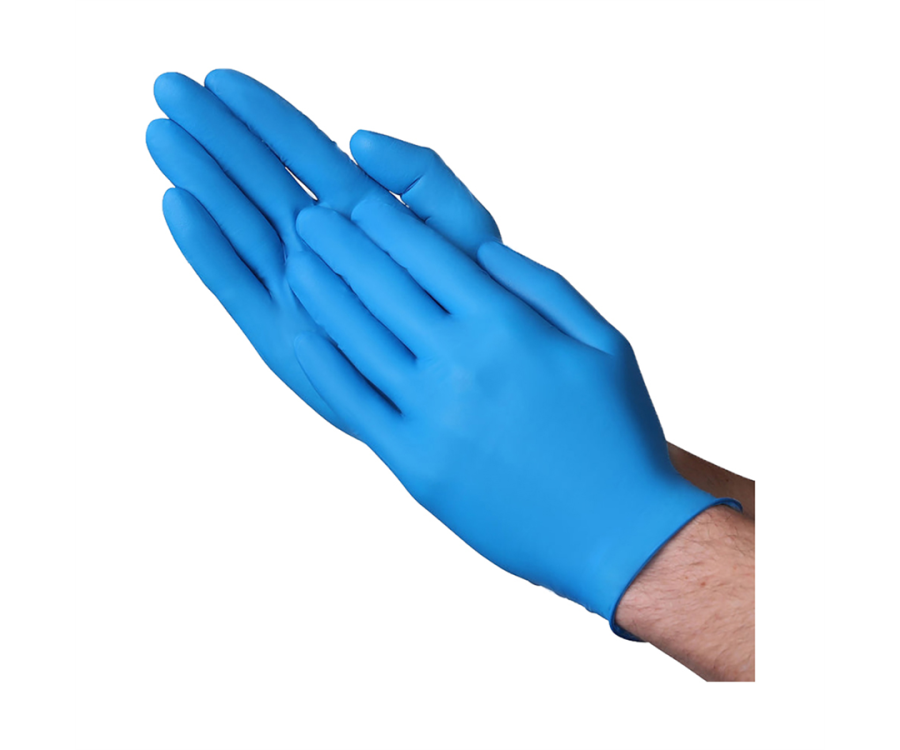 VGuard® 3.5-mil Blue Nitrile Industrial Gloves (Medium, 100 Gloves/Box, 10 Boxes/Case)
